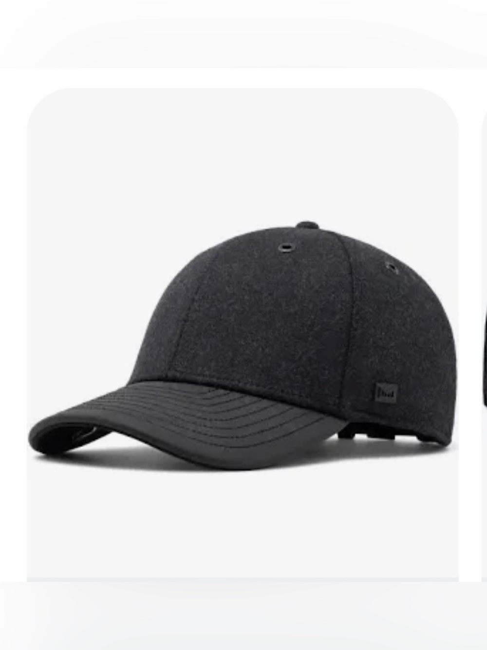 Melin A-Game Scout Thermal All Black Snapback Hat w/Dust Bag